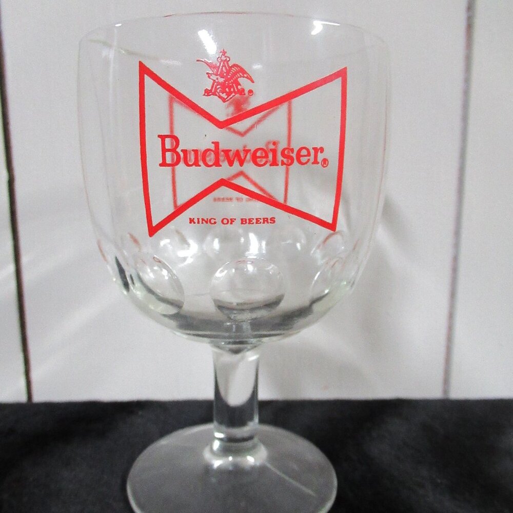 Vintage Budweiser Goblet Eagle Logo